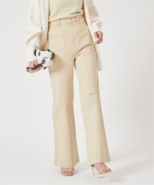 U by SPICK&SPAN(ユーバイスピックアンドスパン)の「【ROLLA’S/ローラス】 SAILOR JEAN◆(デニムパンツ・レディース・アイボリー・X-SMALL/SMALL)」の13枚目の写真