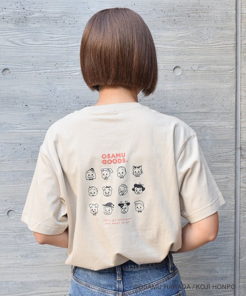 OSAMU GOODS(オサムグッズ)の「OSAMU GOODS/半袖Tシャツ(ジャック/ジル)(Tシャツ/カットソー・レディース・ホワイト/ベージュ/グレー/ホワイト系その他・M/L)」の1枚目の写真