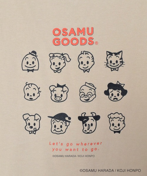 OSAMU GOODS(オサムグッズ)の「OSAMU GOODS/半袖Tシャツ(ジャック/ジル)(Tシャツ/カットソー・レディース・ホワイト/ベージュ/グレー/ホワイト系その他・M/L)」の12枚目の写真