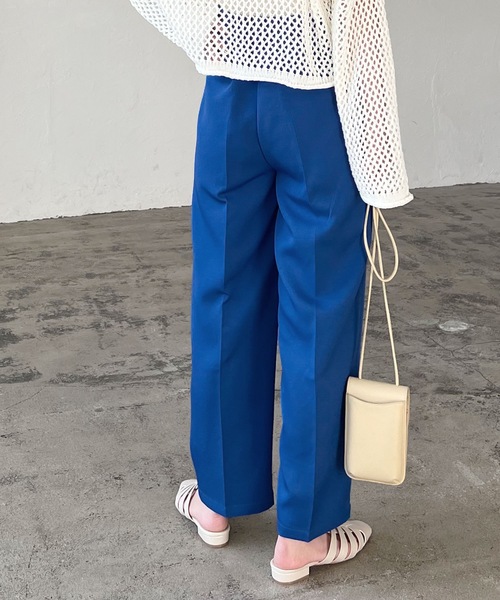 LIAN（リアン）の「エステルツイルカラートラウザーパンツ（その他パンツ・レディース・ブラック/レッド/ブルー/グリーン・FREE）」の18枚目の写真