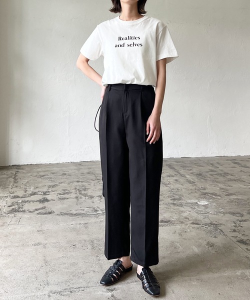 LIAN（リアン）の「エステルツイルカラートラウザーパンツ（その他パンツ・レディース・ブラック/レッド/ブルー/グリーン・FREE）」の19枚目の写真