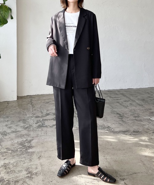 LIAN（リアン）の「エステルツイルカラートラウザーパンツ（その他パンツ・レディース・ブラック/レッド/ブルー/グリーン・FREE）」の21枚目の写真