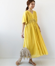 《追加》エンブロイダリーギャザーワンピース◆