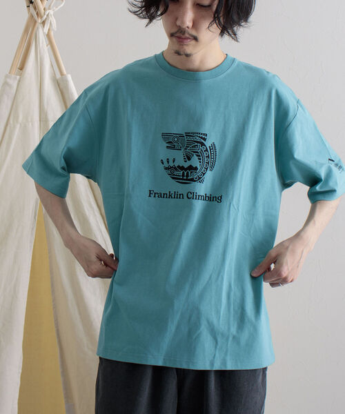 Franklin Climbing(フランクリンクライミング)の「【Franklin Climbing/フランクリンクライミング】エッセンシャルグラフィックTシャツ フィッシュ(Tシャツ/カットソー・メンズ・ホワイト/チャコールグレー/ターコイズブルー・MEDIUM/LARGE/X-LARGE)」の11枚目の写真