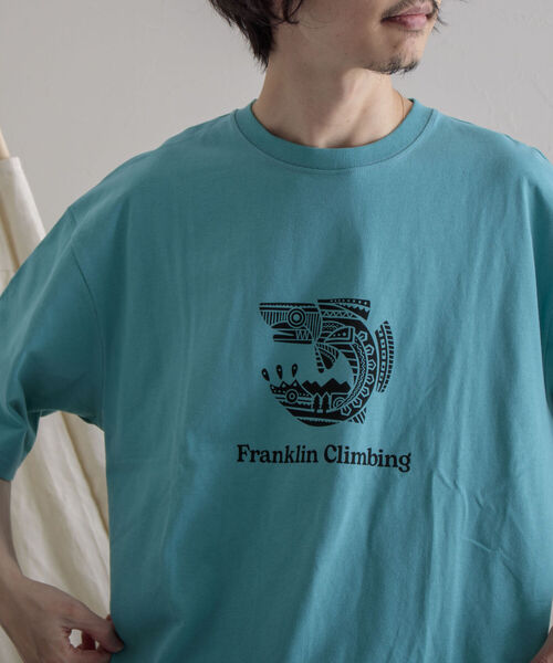 Franklin Climbing(フランクリンクライミング)の「【Franklin Climbing/フランクリンクライミング】エッセンシャルグラフィックTシャツ フィッシュ(Tシャツ/カットソー・メンズ・ホワイト/チャコールグレー/ターコイズブルー・MEDIUM/LARGE/X-LARGE)」の12枚目の写真