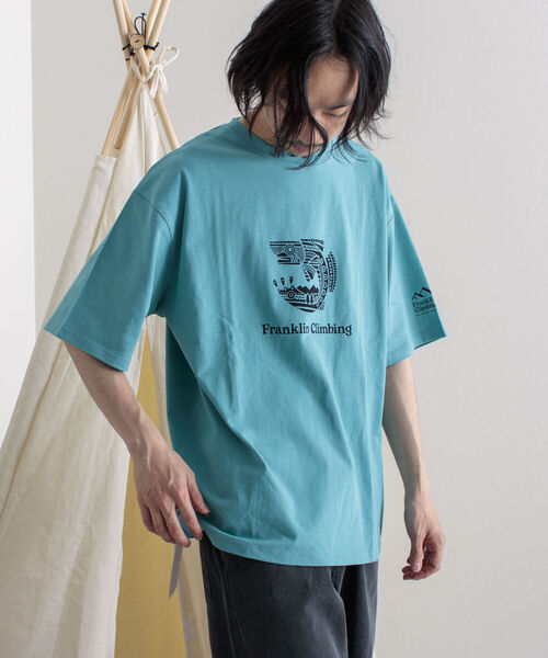 Franklin Climbing(フランクリンクライミング)の「【Franklin Climbing/フランクリンクライミング】エッセンシャルグラフィックTシャツ フィッシュ(Tシャツ/カットソー・メンズ・ホワイト/チャコールグレー/ターコイズブルー・MEDIUM/LARGE/X-LARGE)」の15枚目の写真