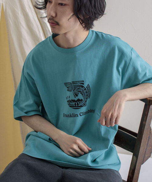 Franklin Climbing(フランクリンクライミング)の「【Franklin Climbing/フランクリンクライミング】エッセンシャルグラフィックTシャツ フィッシュ(Tシャツ/カットソー・メンズ・ホワイト/チャコールグレー/ターコイズブルー・MEDIUM/LARGE/X-LARGE)」の17枚目の写真