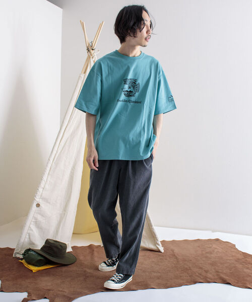 Franklin Climbing(フランクリンクライミング)の「【Franklin Climbing/フランクリンクライミング】エッセンシャルグラフィックTシャツ フィッシュ(Tシャツ/カットソー・メンズ・ホワイト/チャコールグレー/ターコイズブルー・MEDIUM/LARGE/X-LARGE)」の18枚目の写真