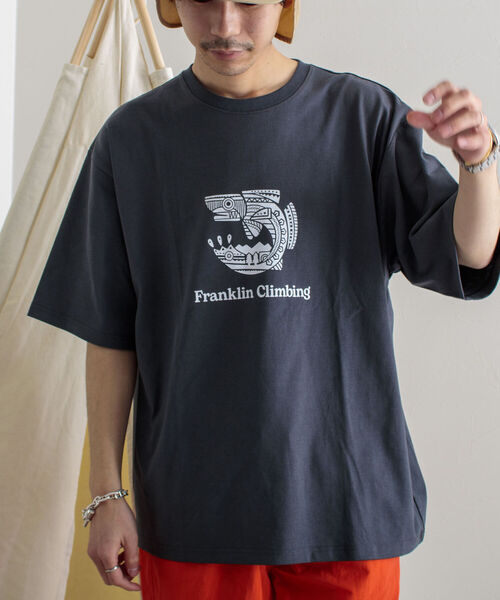 Franklin Climbing(フランクリンクライミング)の「【Franklin Climbing/フランクリンクライミング】エッセンシャルグラフィックTシャツ フィッシュ(Tシャツ/カットソー・メンズ・ホワイト/チャコールグレー/ターコイズブルー・MEDIUM/LARGE/X-LARGE)」の22枚目の写真