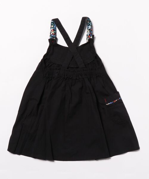 RAGMART（ラグマート）の「ギャザー　ジャンパースカート（ジャンパースカート・キッズ・ブラック/ブラウン・100cm/110cm）」の9枚目の写真