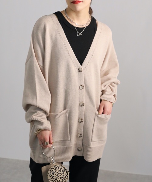 ベージュ Vネック カーディガン 楽天市場】【40%OFFセール!1/1 0:00〜1/14 23:59】【ベルメゾン】 畦