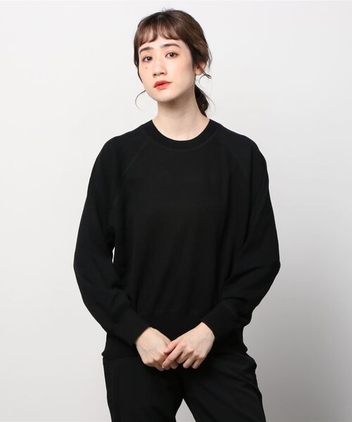 DROIT BELLO（ドロイトベロ）の「DROIT BELLO（ドロイトベロ）カラーニットプルオーバー（ニット/セーター・レディース・ホワイト/ブラック/イエロー/オレンジ・FREE）」の3枚目の写真