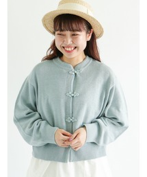 Samansa Mos2 | チャイナ釦カーディガン(カーディガン/ボレロ)