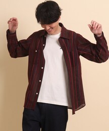 40ｃｔ＆525 | マルチストライプジャージ シャツ(シャツ/ブラウス)