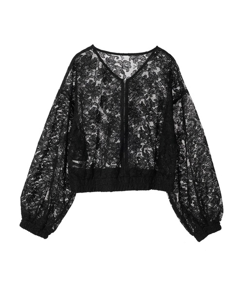 DURAS（デュラス）の「レースシアーブルゾン（ブルゾン・レディース・ホワイト/ブラック・FREE）」の9枚目の写真