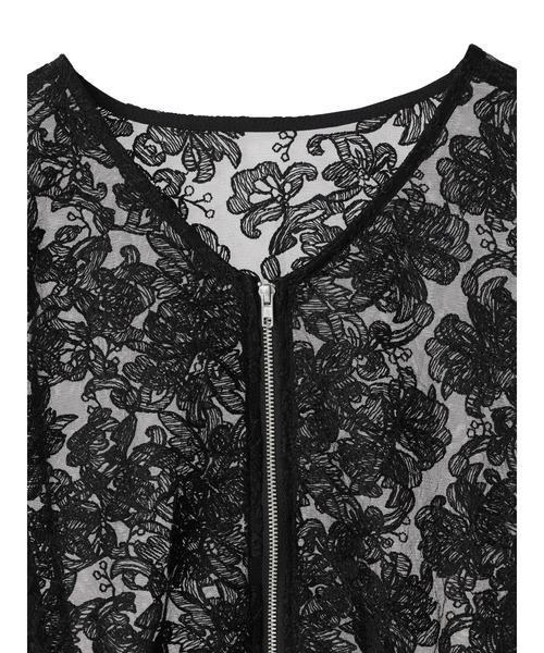 DURAS（デュラス）の「レースシアーブルゾン（ブルゾン・レディース・ホワイト/ブラック・FREE）」の11枚目の写真