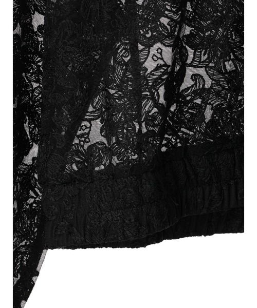 DURAS（デュラス）の「レースシアーブルゾン（ブルゾン・レディース・ホワイト/ブラック・FREE）」の7枚目の写真