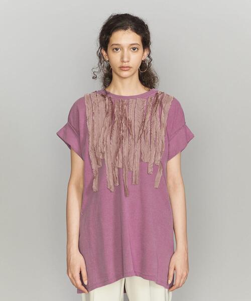 dahl'ia ダリア リメイク ショートスリーブカットソー セール】＜dahl'ia＞リメイク ショートスリーブ Tシャツ（T