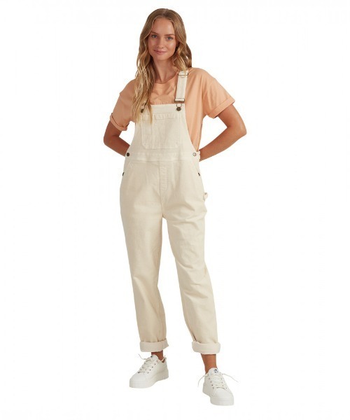 ROXY(ロキシー)の「JANA CORD DUNGAREE/ロキシーコーデュロイサロペット(サロペット/オーバーオール・レディース・オフホワイト・SMALL/MEDIUM/LARGE)」の4枚目の写真