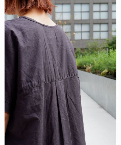 MANASTASH(マナスタッシュ)の「MANASTASH/マナスタッシュ W's HEMP POP DRESS ウィメンズヘンプポップドレス ワンピース(ワンピース・レディース・ライトブルー/ブラック/ライム・MEDIUM)」の7枚目の写真