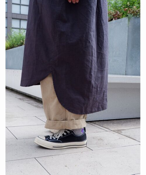 MANASTASH(マナスタッシュ)の「MANASTASH/マナスタッシュ W's HEMP POP DRESS ウィメンズヘンプポップドレス ワンピース(ワンピース・レディース・ライトブルー/ブラック/ライム・MEDIUM)」の11枚目の写真