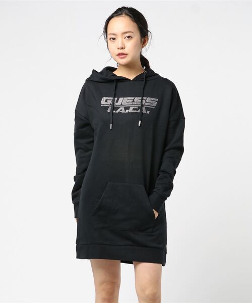 セール ブランド古着 長袖ワンピース ワンピース Guess ゲス のファッション通販 Zozoused