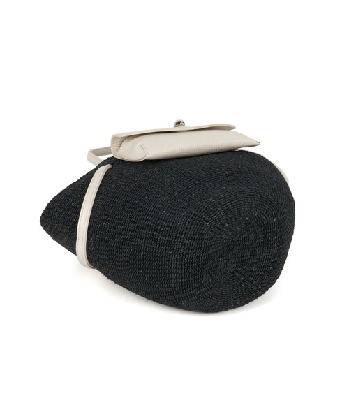 TOFF&LOADSTONE（トフアンドロードストーン）の「ハイブリッド バスケット 10th（L）（かごバッグ・レディース・ナチュラル/ブラック・FREE）」の5枚目の写真