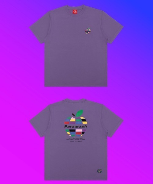 Paragraph（パラグラフ）の「【PARAGRAPH/パラグラフ】22SS029 Apple T-shirt(se)（Tシャツ/カットソー・レディース・チャコールグレー/パープル/ブルー/その他/ミント・FREE）」の5枚目の写真