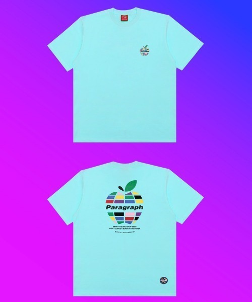 Paragraph（パラグラフ）の「【PARAGRAPH/パラグラフ】22SS029 Apple T-shirt(se)（Tシャツ/カットソー・レディース・チャコールグレー/パープル/ブルー/その他/ミント・FREE）」の3枚目の写真