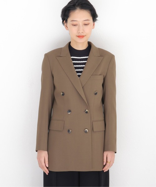 VERMEIL par iena（ヴェルメイユパーイエナ）の「強撚ウールジャケット  