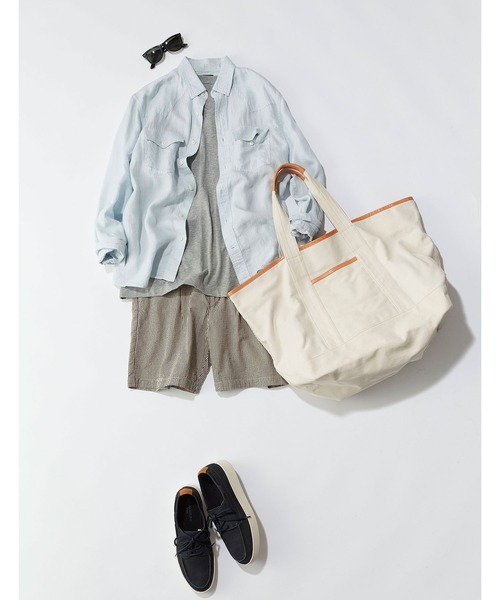 Banana Republic(バナナリパブリック)の「ラージ キャンバス トート(トートバッグ・メンズ・ナチュラル・ONE SIZE)」の8枚目の写真