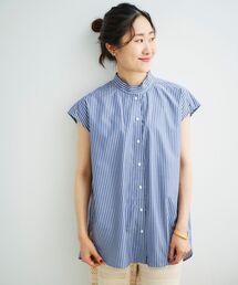 le.coeur blanc | プリーツカラーフレンチシャツ(シャツ/ブラウス)