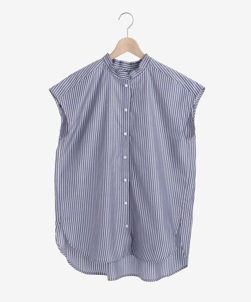 le.coeur blanc（ルクールブラン）の「プリーツカラーフレンチシャツ（シャツ/ブラウス・レディース・ピンク系その他2/ブルー系その他3/ブルー系その他4・38）」の4枚目の写真