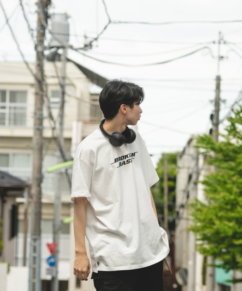 BROKEN BASE(ブロークンベース)の「モーションロゴTee(Tシャツ/カットソー・メンズ・ホワイト/ブラック・MEDIUM/LARGE)」の16枚目の写真