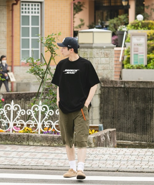 BROKEN BASE(ブロークンベース)の「モーションロゴTee(Tシャツ/カットソー・メンズ・ホワイト/ブラック・MEDIUM/LARGE)」の15枚目の写真