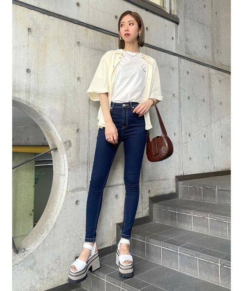 EMODA（エモダ）の「ボーイズワイドシャツ（シャツ/ブラウス・レディース・ブラック/その他/ブラウン/イエロー・FREE）」の6枚目の写真