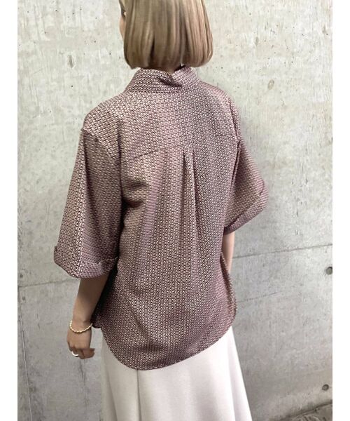 EMODA（エモダ）の「ボーイズワイドシャツ（シャツ/ブラウス・レディース・ブラック/その他/ブラウン/イエロー・FREE）」の9枚目の写真