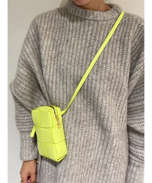 HEILIS（ヘイリス）の「《hideka select》ミニブレイドバッグ / ミニバッグ ショルダーバッグ バッグ（ハンドバッグ・レディース・イエロー/ブラック・FREE）」の4枚目の写真