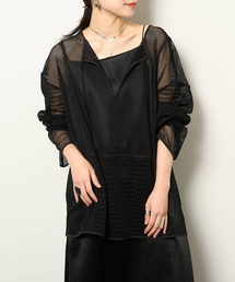 MESH MIX PULLOVER 2：シャツ