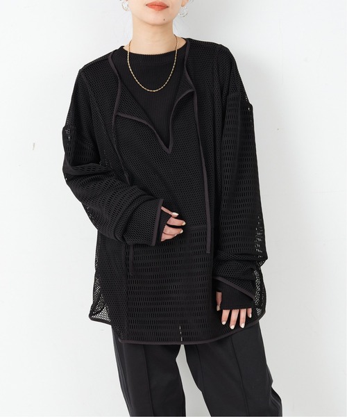 CITYSHOP（シティーショップ）の「MESH MIX PULLOVER 2：シャツ