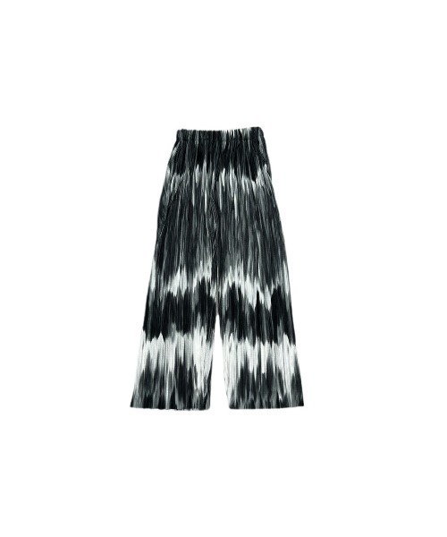 Chikashitsu +(チカシツプラス)の「【Chikashitsu +/チカシツプラス】pattern pleats pants/パターン プリーツ 柄 パンツ リラックス パンツ フレアパンツ(その他パンツ・メンズ・ブラック/ネイビー・ONE SIZE)」の19枚目の写真