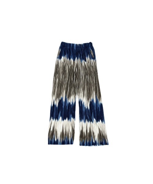 Chikashitsu +(チカシツプラス)の「【Chikashitsu +/チカシツプラス】pattern pleats pants/パターン プリーツ 柄 パンツ リラックス パンツ フレアパンツ(その他パンツ・メンズ・ブラック/ネイビー・ONE SIZE)」の17枚目の写真