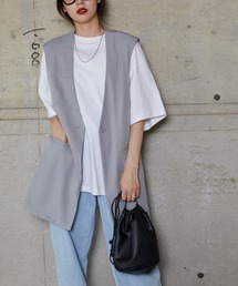 WEGO | WEGO/【セットアップ対応商品】ノーカラージレベスト(ベスト)