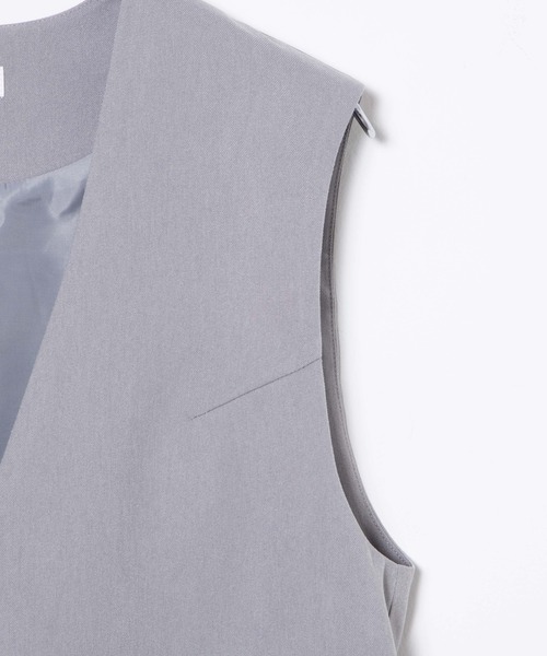 WEGO（ウィゴー）の「WEGO/【セットアップ対応商品】ノーカラージレベスト（ベスト・レディース・ブラック/グレー・FREE）」の17枚目の写真