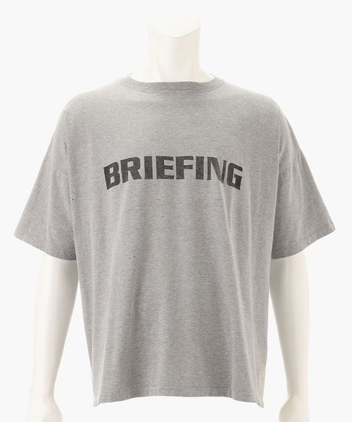 BRIEFING(ブリーフィング)の「【BRIEFING×REMI RELIEF】BRIEFING BRFG LOGO BIG SIZE T(Tシャツ/カットソー・メンズ・グレー/グリーン・M/L)」の2枚目の写真