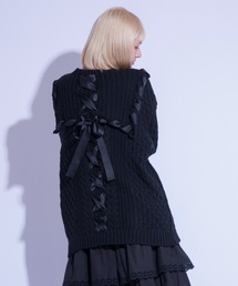 LACE UP SAILOR CABLE ニット