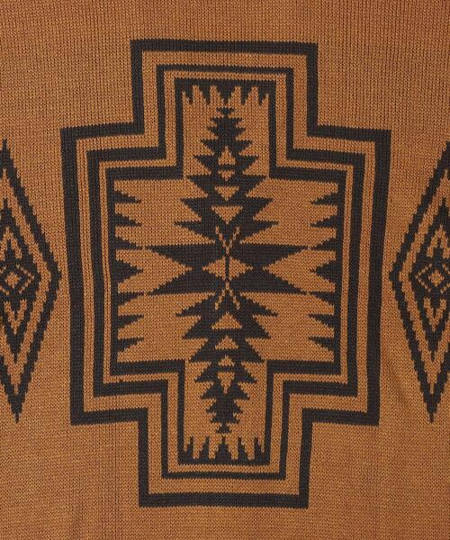 coen（コーエン）の「[洗える]トライバル柄ニットカーディガン（カーディガン/ボレロ・メンズ・ブラック/ブラウン・SMALL/MEDIUM/LARGE/X-LARGE）」の21枚目の写真