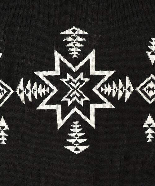 coen（コーエン）の「[洗える]トライバル柄ニットカーディガン（カーディガン/ボレロ・メンズ・ブラック/ブラウン・SMALL/MEDIUM/LARGE/X-LARGE）」の22枚目の写真