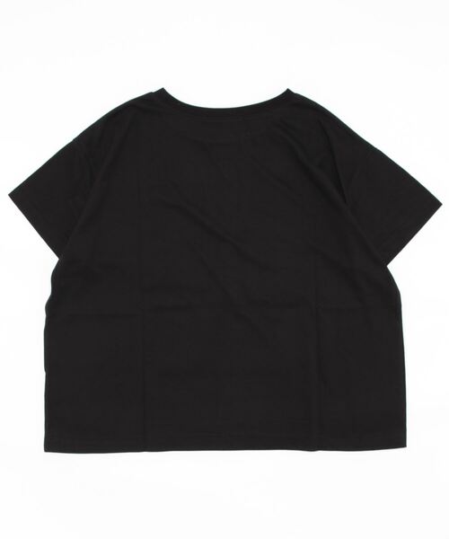 Lugnoncure（ルノンキュール）の「筆記体スモールロゴTシャツ（Tシャツ/カットソー・レディース・ブラック/ベージュ/オフホワイト・ﾌﾘ-）」の4枚目の写真