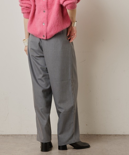 Omekashi（オメカシ）の「T/Rイージーワイドパンツ（その他パンツ・レディース・ブラック/グレー/パープル・FREE）」の8枚目の写真